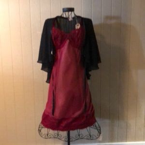 Vintage slip ,hand dyed, old Hollywood style.